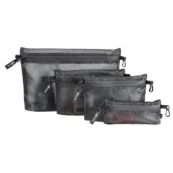 FRILUFTS UTILITY BAG SET - Packbeutel Black Mesh