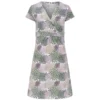 FRILUFTS HEDJE PRINTED DRESS Frauen - Kleid Sea Spray