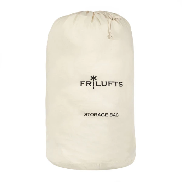 FRILUFTS STORAGE BAG COTTON - Packsack White 1 FRILUFTS STORAGE BAG COTTON - Packsack White
