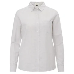 FRILUFTS HELLNAR L/S SHIRT Frauen - Outdoor Bluse Aluminium