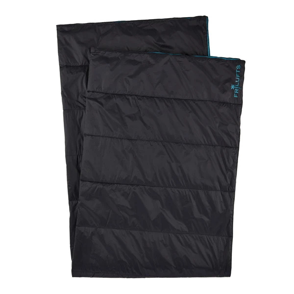 FRILUFTS WOOL BLANKET - Decke Caviar/ Mosaic Blue 2 FRILUFTS WOOL BLANKET - Decke Caviar/ Mosaic Blue – Bild 2