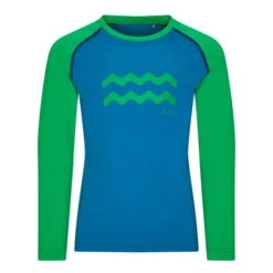FRILUFTS ITASY PRINTED LONGSLEEVE Kinder - Funktionsshirt Moroccan Blue