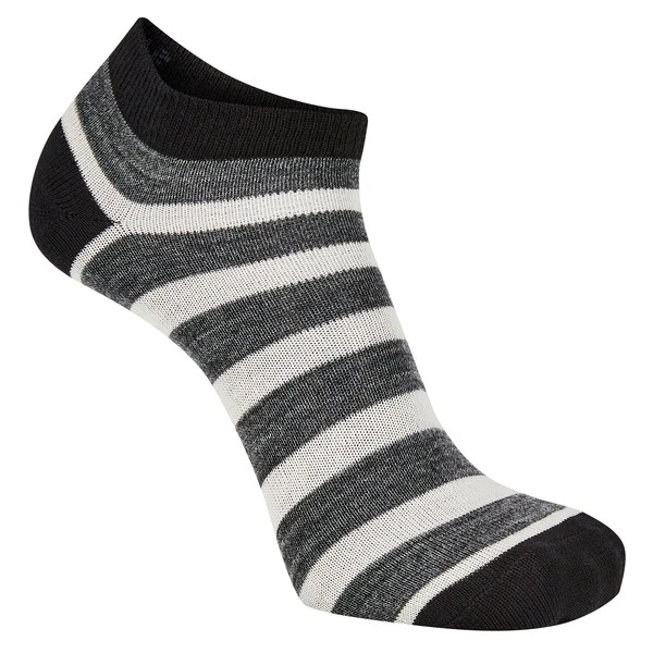 FRILUFTS VILLARRICA THIN STRIPES HALFCUT SOCKS Unisex - Freizeitsocken Caviar 1 FRILUFTS VILLARRICA THIN STRIPES HALFCUT SOCKS Unisex - Freizeitsocken Caviar